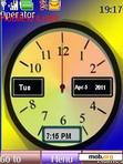 Download mobile theme analoaue clockkk