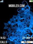 Download mobile theme Blue_Flowers