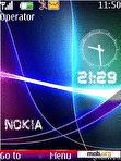 Download mobile theme Nokia Dual Clock