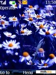 Download mobile theme Blue Flowers By ACAPELLA