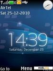 Download mobile theme Black bery Blue