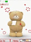 Download mobile theme Love bear _ anim