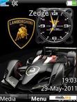 Download mobile theme Lamborghini_Clock_Flash