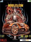 Download mobile theme Hyper orange car