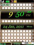 Download mobile theme White-gold style cLOck