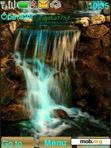 Download mobile theme beautiful animated waterfall