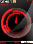 Download mobile theme RED CLOCK