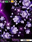 Download mobile theme purple flower