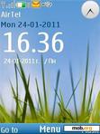 Download mobile theme Green grass