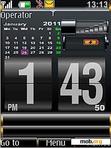 Download mobile theme cLOck indicators calendar