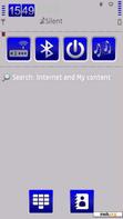 Download mobile theme silver blue