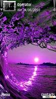 Download mobile theme Purple Waves