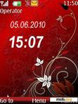 Download mobile theme Abstract Clock