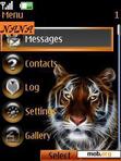 Download mobile theme Abstract Tiger CLK