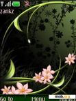 Download mobile theme Animated flower