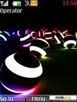 Download mobile theme Lighting balls