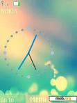 Download mobile theme Awesome Abstract Clock