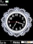 Download mobile theme Black Analogue Clock