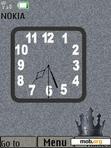 Download mobile theme Gray Clock