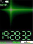 Download mobile theme Green Clock