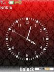 Download mobile theme Abstract Clock WIth Icons