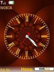 Download mobile theme Analog Clock With Icons