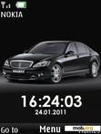 Download mobile theme Car With Clock