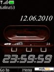 Download mobile theme Skeleton_ animat_ clock_ date