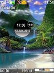 Download mobile theme Nature Clock With Tone