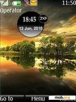 Download mobile theme Nature Clock With Tone