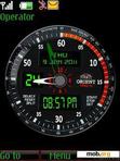 Download mobile theme Digital clock