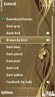 Download mobile theme Brown with effects