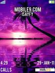 Download mobile theme Purple_SunSet_Animated