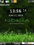 Download mobile theme Nokia Clock With Tone