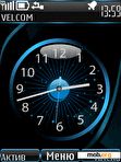 Download mobile theme Analog clock animation