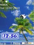 Download mobile theme 24_Hours_Nature_Clock_Flash