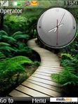 Download mobile theme Nature clock