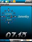 Download mobile theme Nokia_Blue_Clock