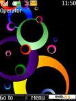 Download mobile theme Circles Rainbow