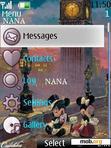 Download mobile theme Disney Clock