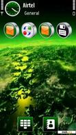 Download mobile theme black n green theme