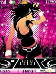 Download mobile theme Disco Girl