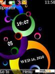 Download mobile theme Circles Clock