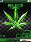 Download mobile theme marihuana