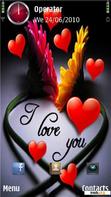 Download mobile theme I Love You