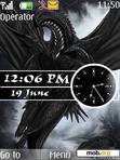 Download mobile theme Dragon Dual Clock