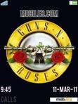 Download mobile theme Guns'n'Roses