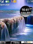 Download mobile theme Waterfall Clock