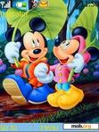 Download mobile theme Mickey In Love