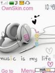 Download mobile theme Love Music